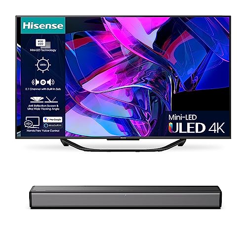 Hisense 144hz 4k Mini Led Tv U7k And Hs214 With Built In Subwoofer