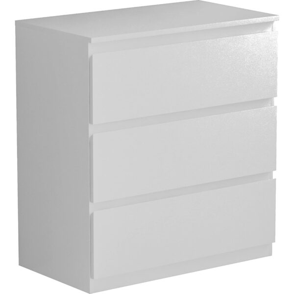 Drawer Chests White, 3 Drawer
