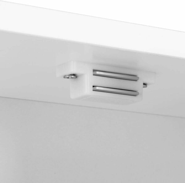 Modern Bathroom Mirror Cabinet – Wall Mounted White