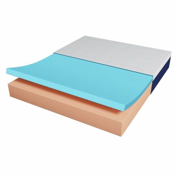Single Gel Memory Foam Mattress, Pressure Relieving Breathable Mattress 90cm x 190cm x 20cm