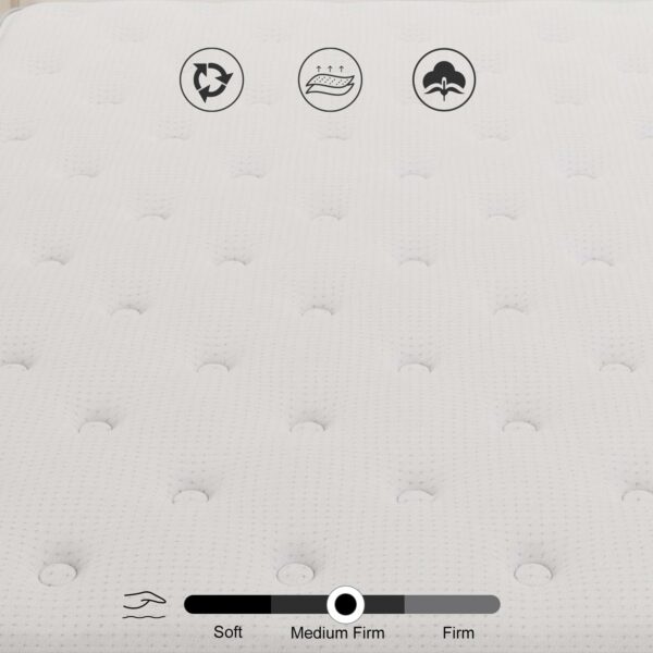 Double Mattress Spring Mattress 135x190x26cm
