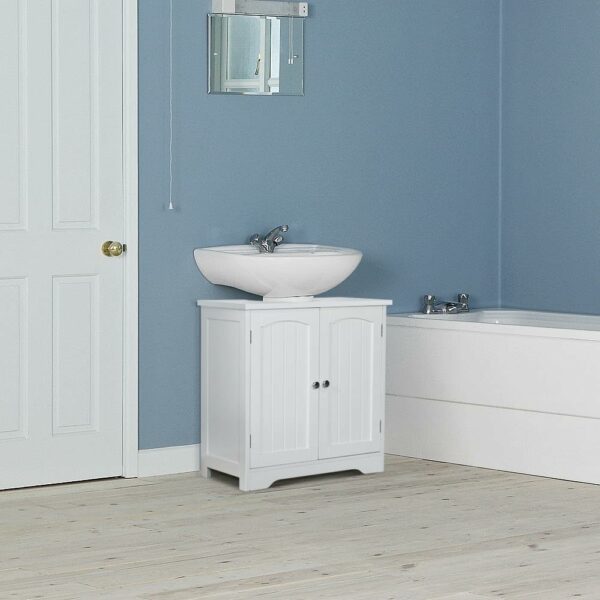 Under Sink Bathroom Cabinet White