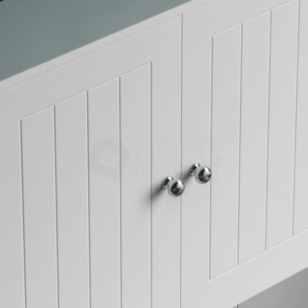 Wall Mounted Bathroom Cabinet with Double Doors, White
