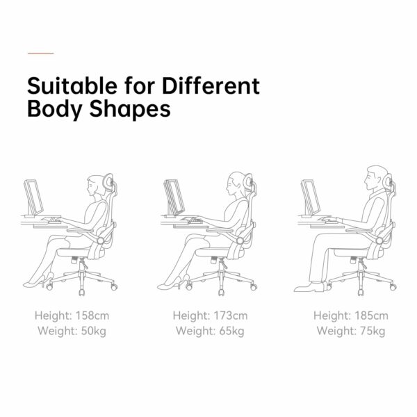 High Back Mesh Office Chair with Adjustable Lumbar Support (Black)