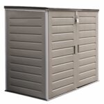Extra Large Outdoor Garden Storage Box 1170L with Padlock Plastic Shed