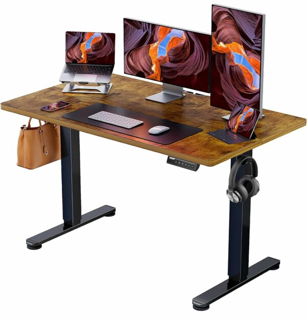 Electric Standing Desk Height Adjustable 120 x 60cm