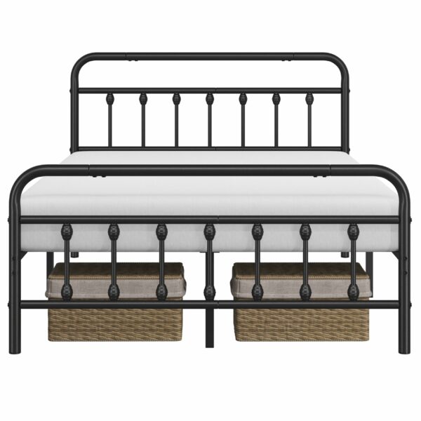 Double Bed Frame Vintage Iron Platform Bed 4ft6