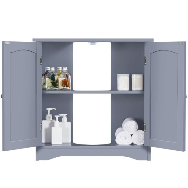 Under Sink Bathroom Cabinet Grey