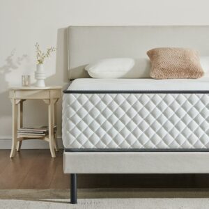 Double Mattress 7-Zone Hybrid Pocket Spring Cooling Gel Memory Foam 135×190×22cm