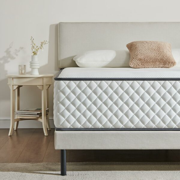 Double Mattress 7-Zone Hybrid Pocket Spring Cooling Gel Memory Foam 135×190×22cm
