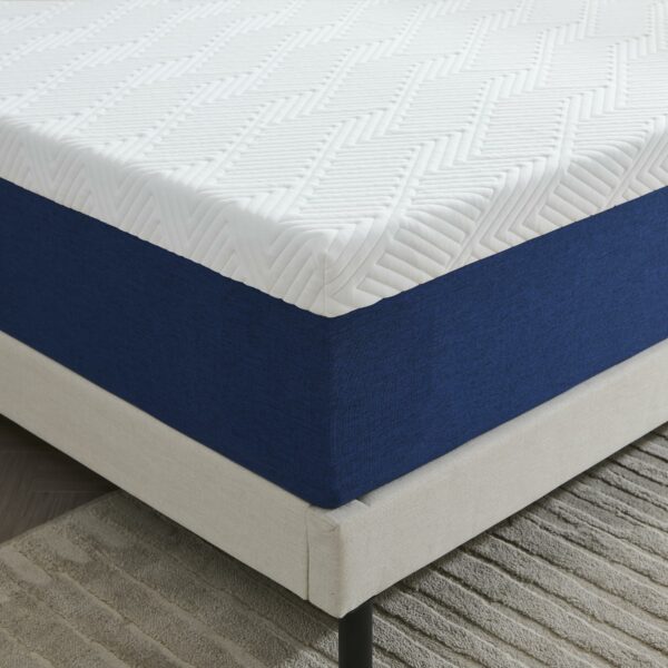 Single Gel Memory Foam Mattress, Pressure Relieving Breathable Mattress 90cm x 190cm x 20cm