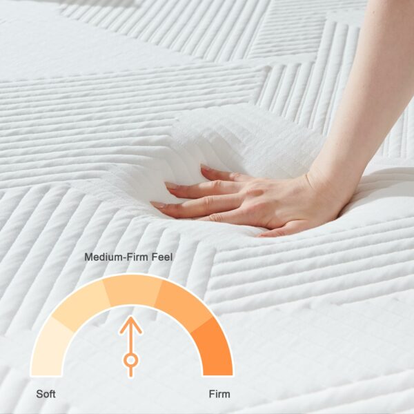 Double Mattress with Memory Foam Soft and Gentle care 135x190x20cm