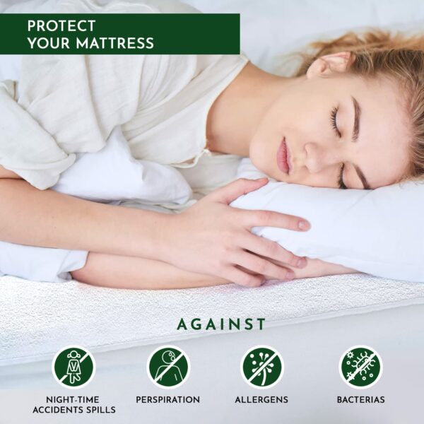 Waterproof Mattress Protector King Bed 152 X 200 +40CM