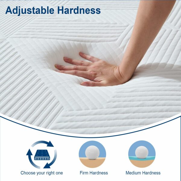 Double Mattress Memory Foam Breathable 135x190x22cm