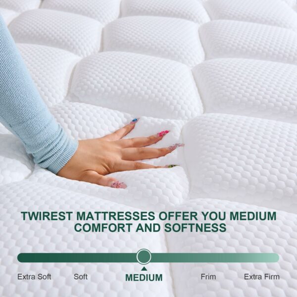 Double Mattress Hybrid Memory Foam and Spring Mattress135x190x22cm