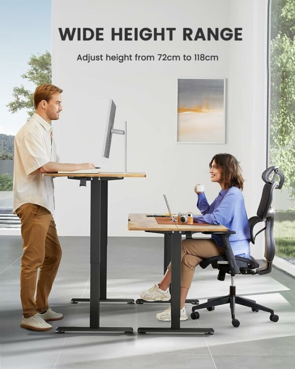 Electric Standing Desk Height Adjustable 120 x 60cm