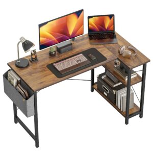 L Shaped Gaming Desk 120x70 cm Computer Desk with Storage Bag