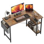 L Shaped Gaming Desk 100x70 cm Computer Desk with Storage Bag