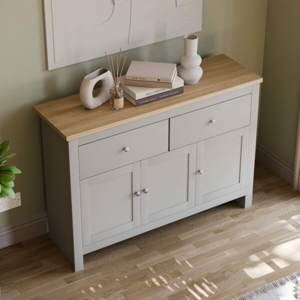 TV Unit Grey & Oak