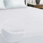Waterproof Mattress Protector 30cm Deep Skirt Mattress Protector Double Bed 137x190cm