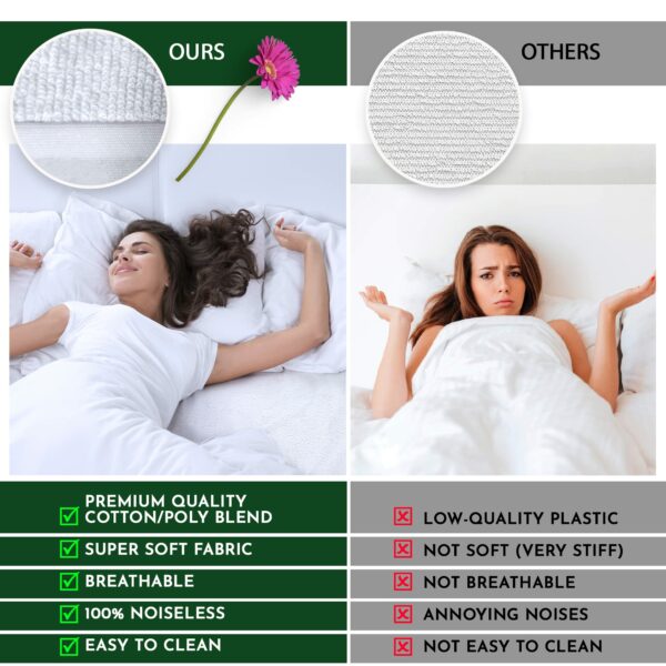 Waterproof Mattress Protector King Bed 152 X 200 +40CM