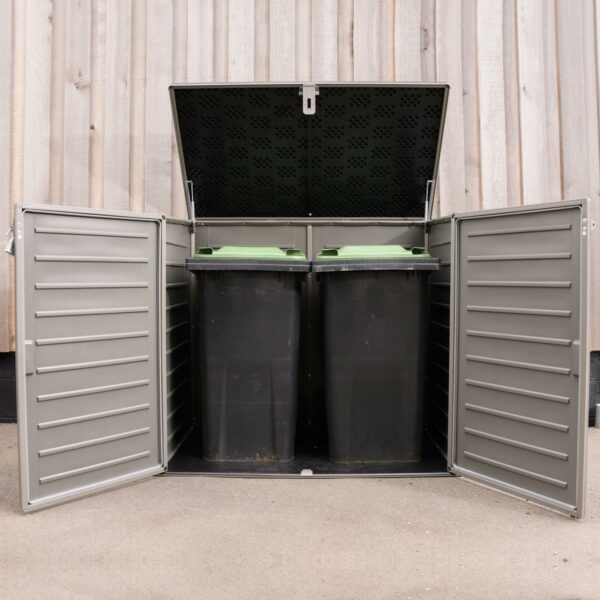 Extra Large Outdoor Garden Storage Box 1170L with Padlock Plastic Shed