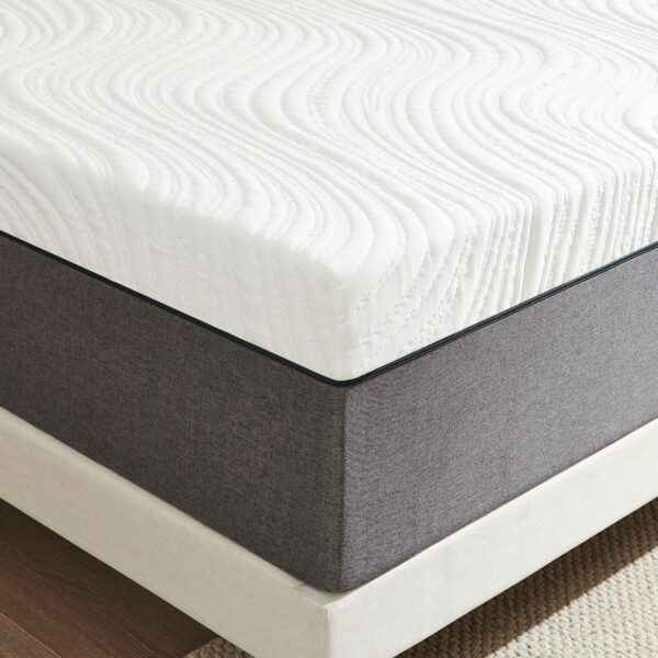 Single Mattress with Memory Foam and Anti-mite, Breathable 90x190x15cm